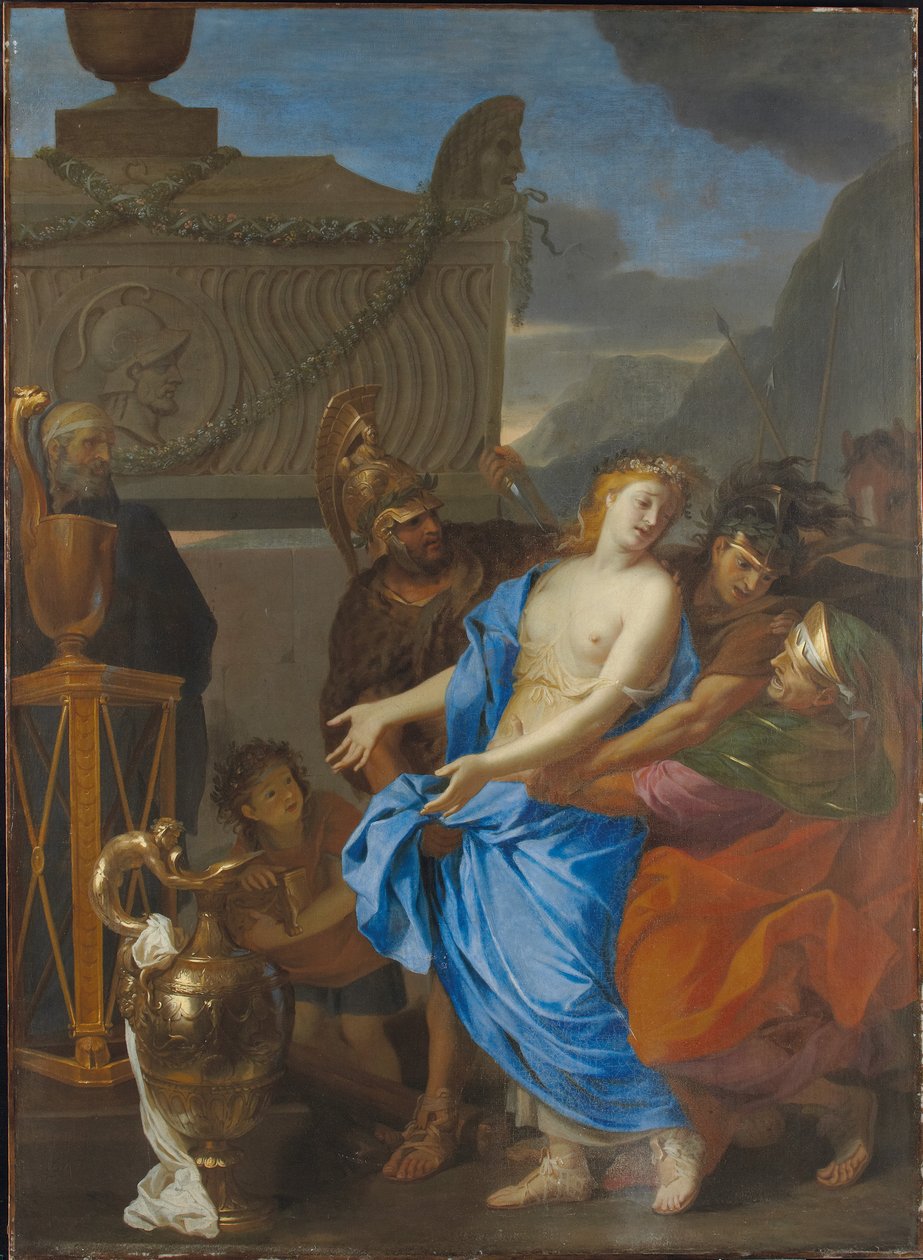 Il sacrificio di Polissena, 1647 da Charles Le Brun
