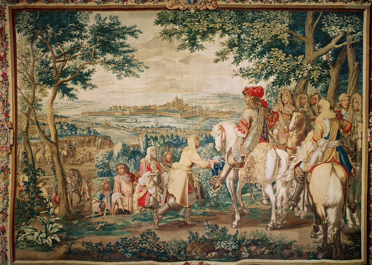 La resa di Marsal nel 1662, Officina dei Gobelins da Charles Le Brun