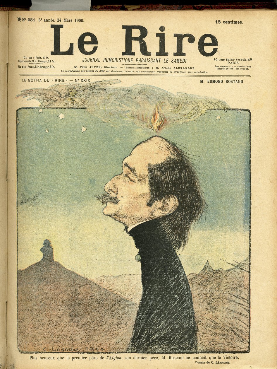 Illustrazione di Charles Leandre per la copertina di Le Rire da Charles Leandre