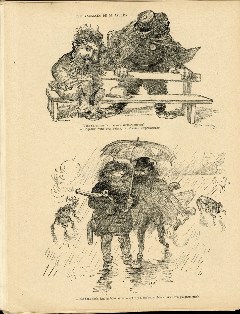Illustrazione in Le Rire da Charles Leandre