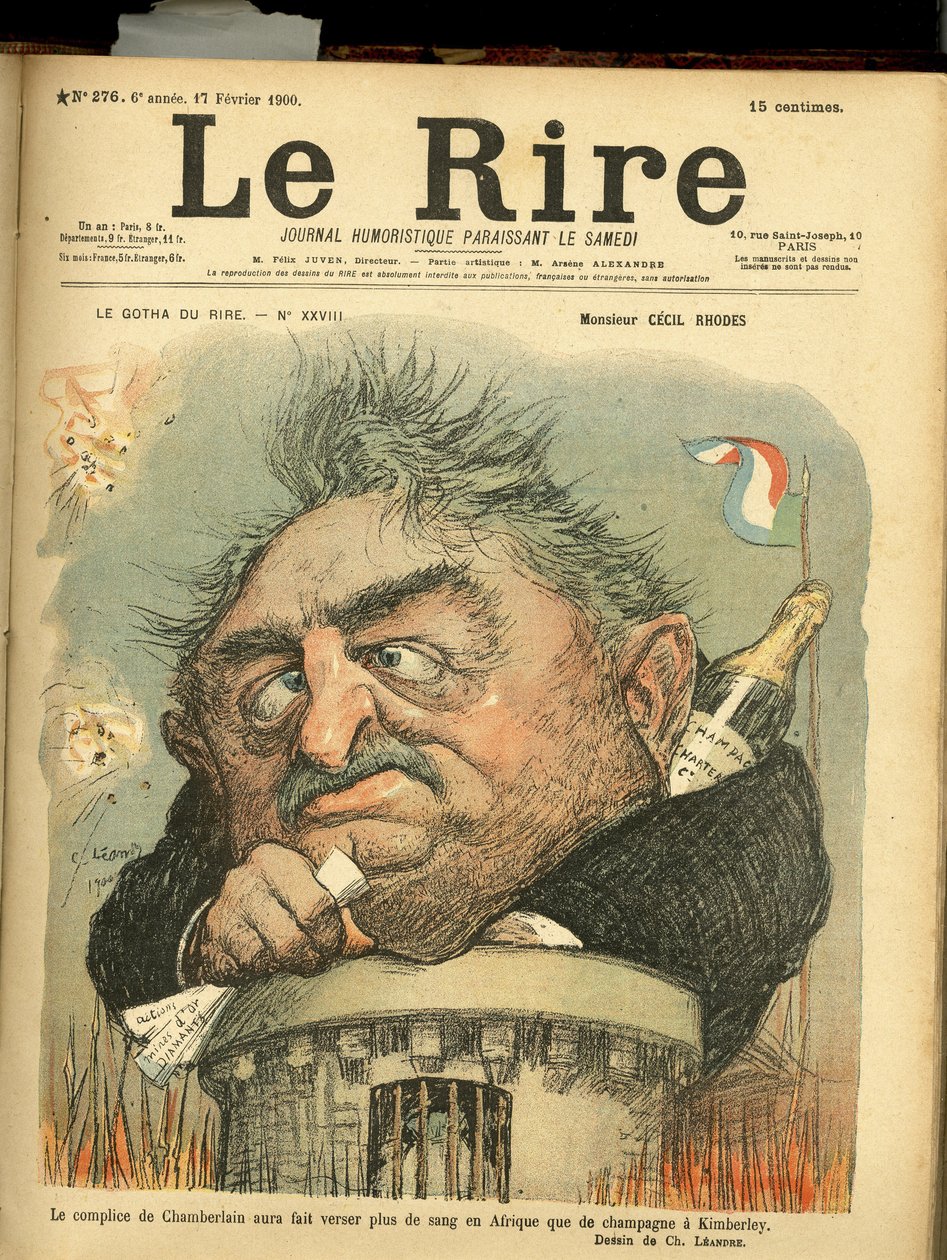 Illustrazione di Charles Leandre (1862-1934) per la Copertina di Le Rire da Charles Leandre