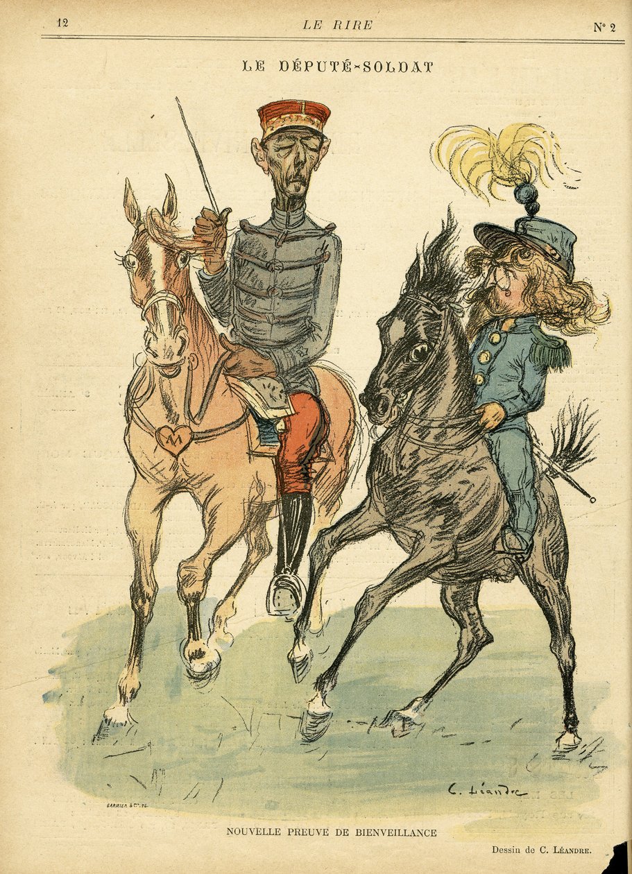 Illustrazione di Charles Leandre in Le Rire da Charles Leandre