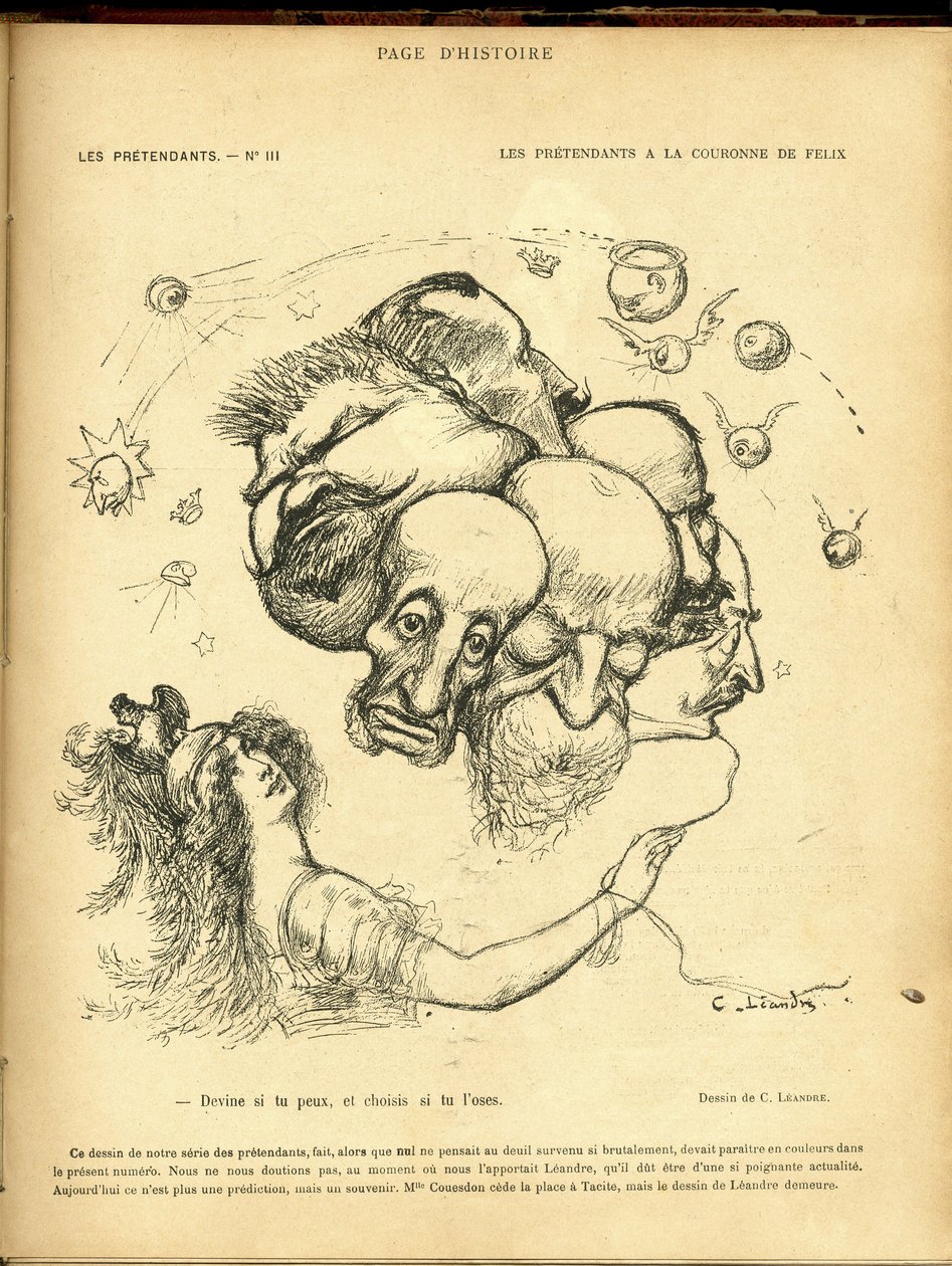 Illustrazione di Charles Leandre in Le Rire da Charles Leandre