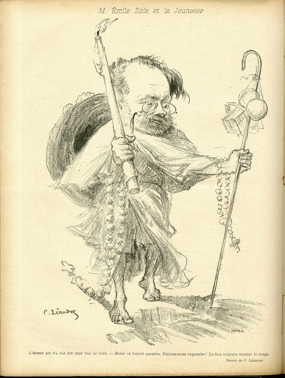Illustrazione di Charles Léandre (1862-1934) in Le Rire da Charles Leandre