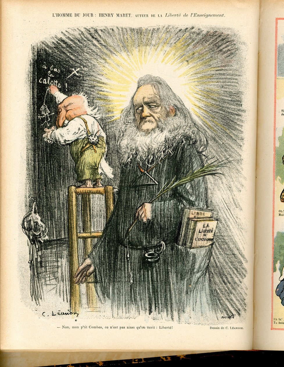 Illustrazione di Charles Léandre (1862-1934) in Le Rire, n. 67 da Charles Leandre