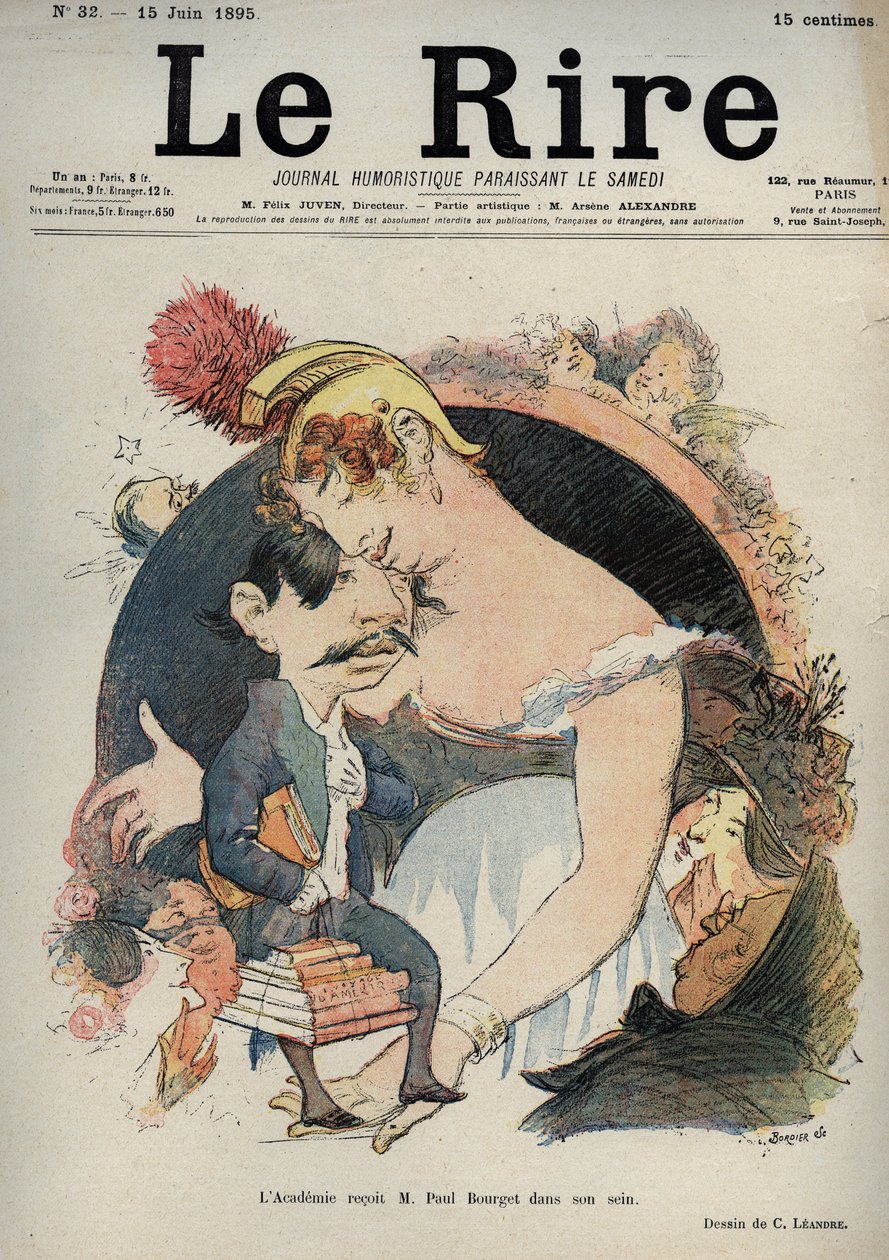 Paul Bourget (1852-1935) scrittore francese - L