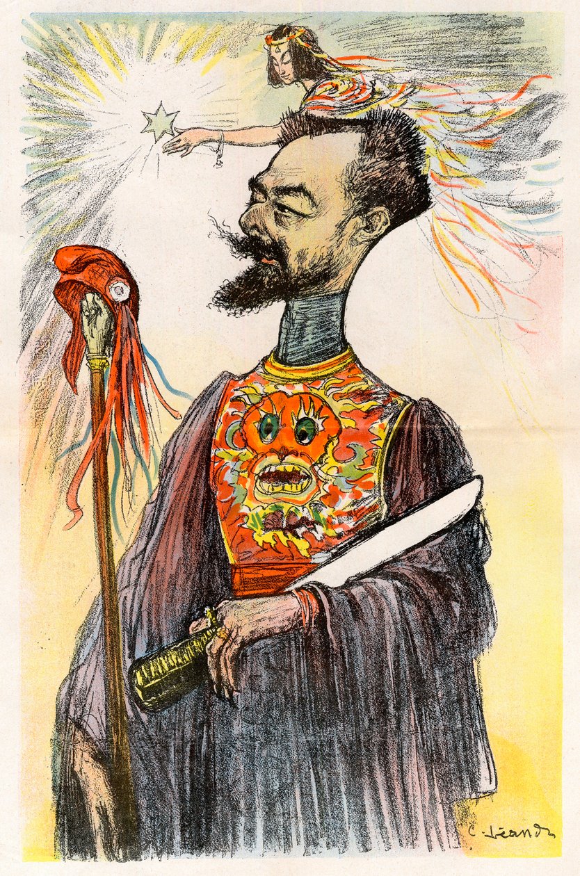 Paul Doumer (1857-1932) - Caricatura di Charles Leandre (1862-1934) in 