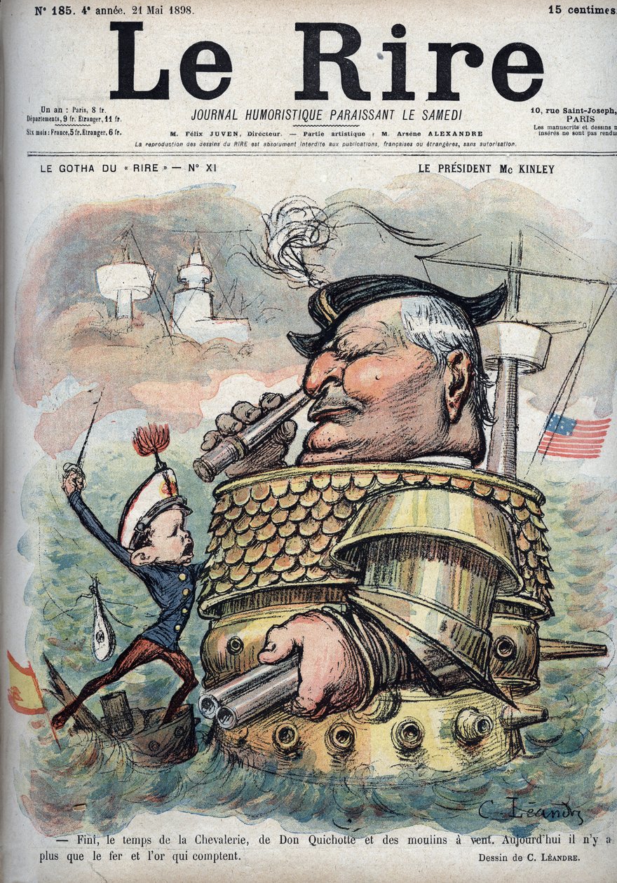 Presidente McKinley (William McKinley) da Charles Leandre