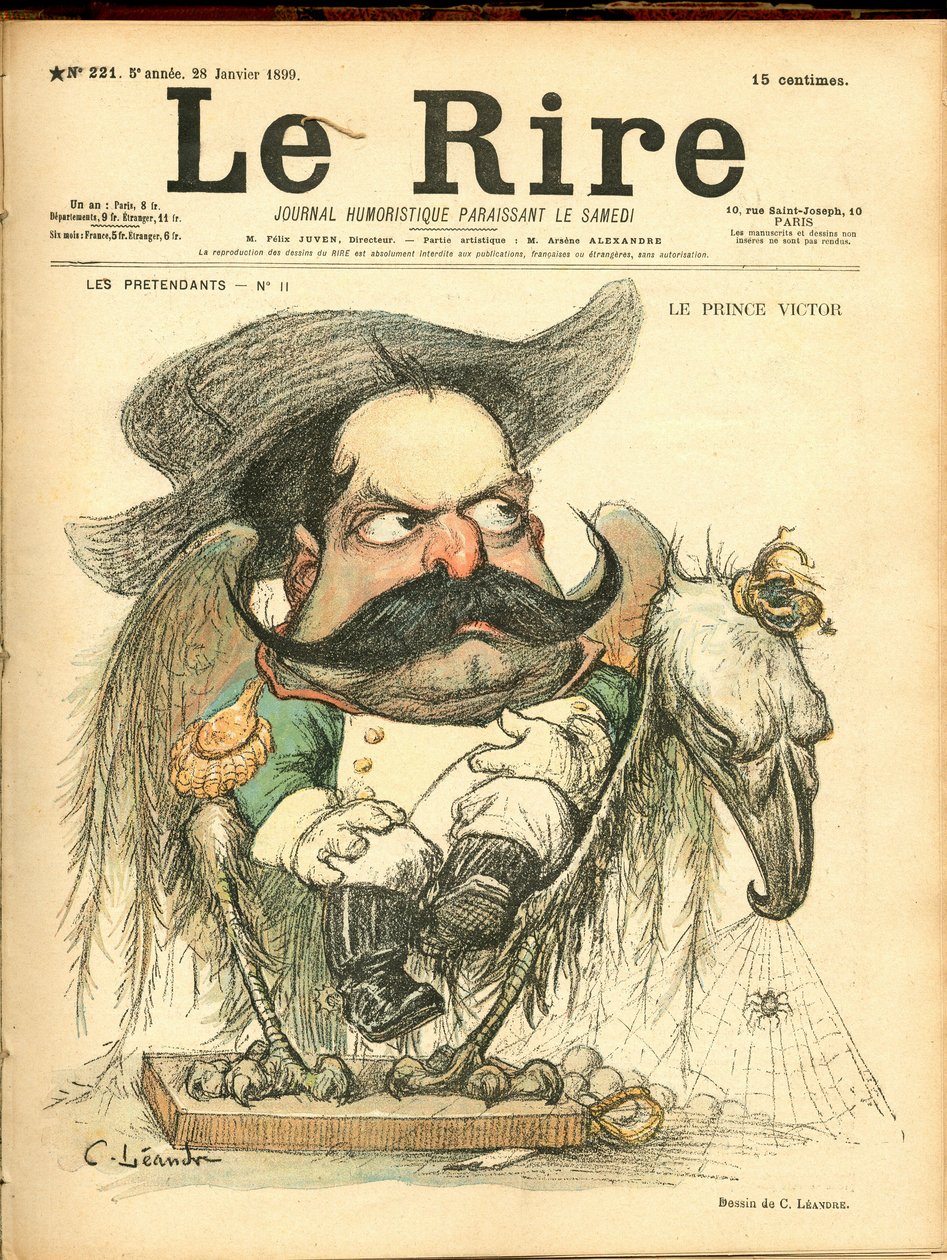 Il riso, satirico a colori da Charles Leandre