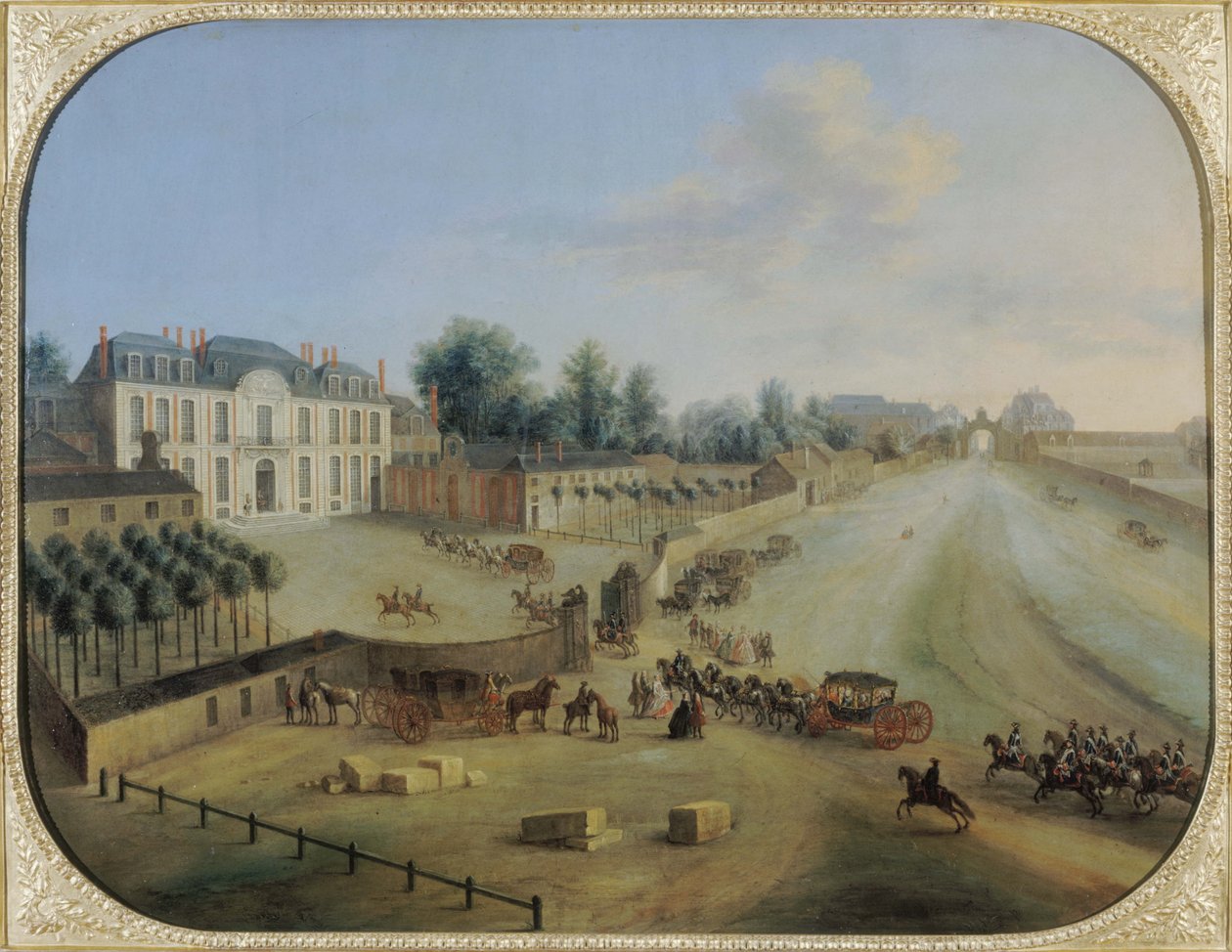 Veduta del Castello de la Muette con l