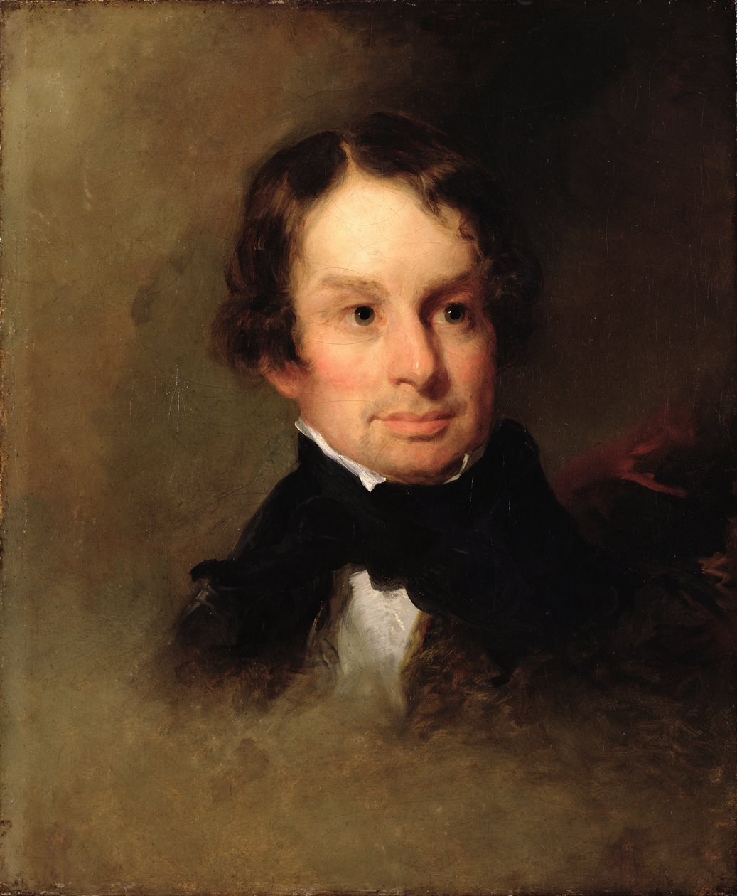 Ritratto di Henry Wadsworth Longfellow (1807-82) da Charles Loring Elliot