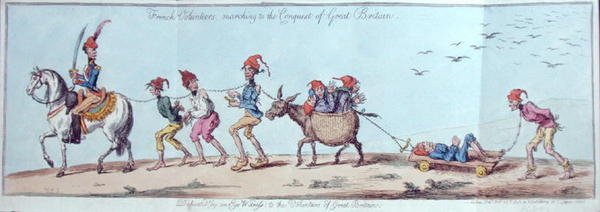 Volontari Francesi che Marciano alla Conquista della Gran Bretagna da Charles Lorraine (after) Smith