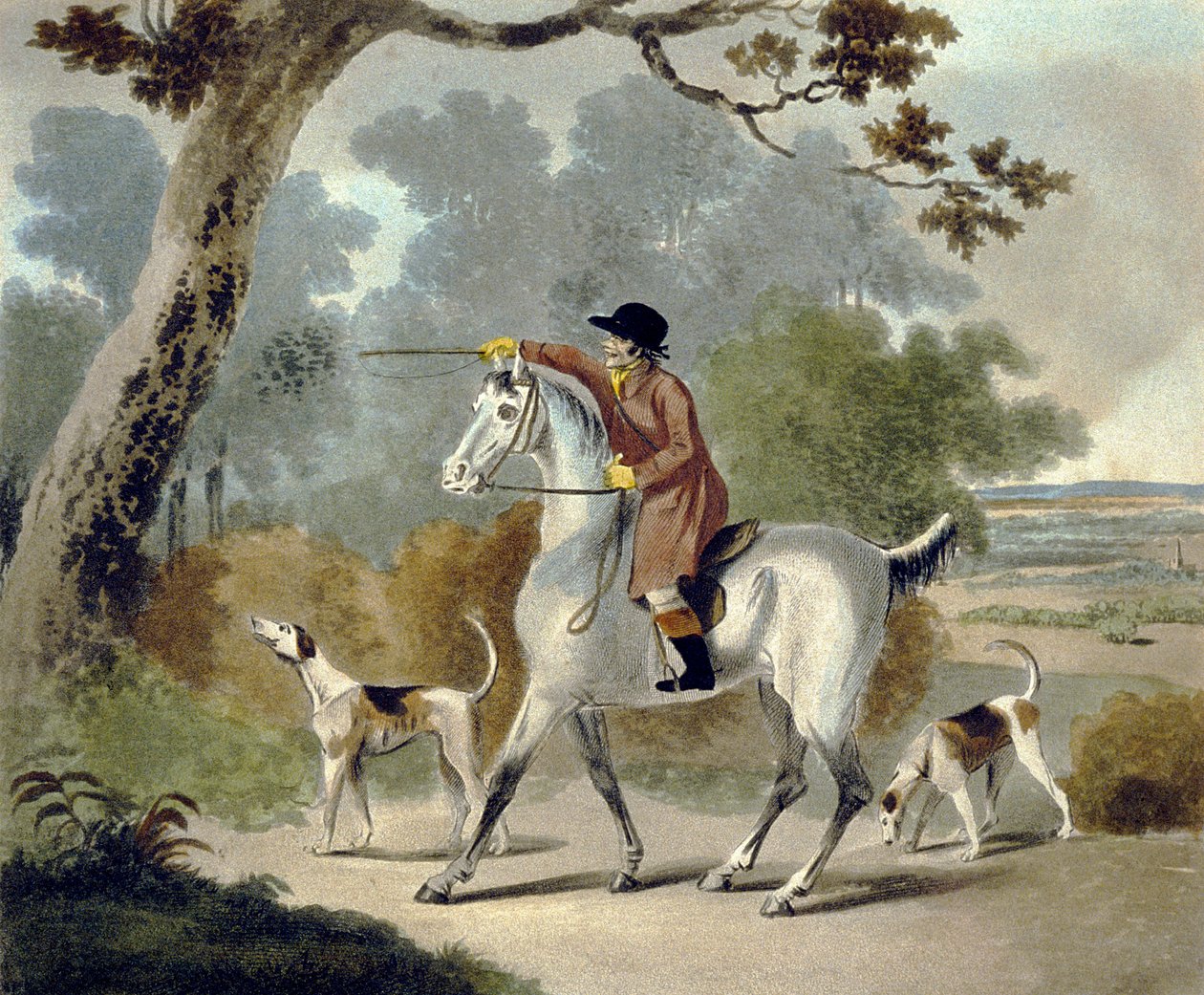Spingilo Tom Boy, da The Pytchley Hunt (inciso da F. Jukes) da Charles Lorraine (after) Smith