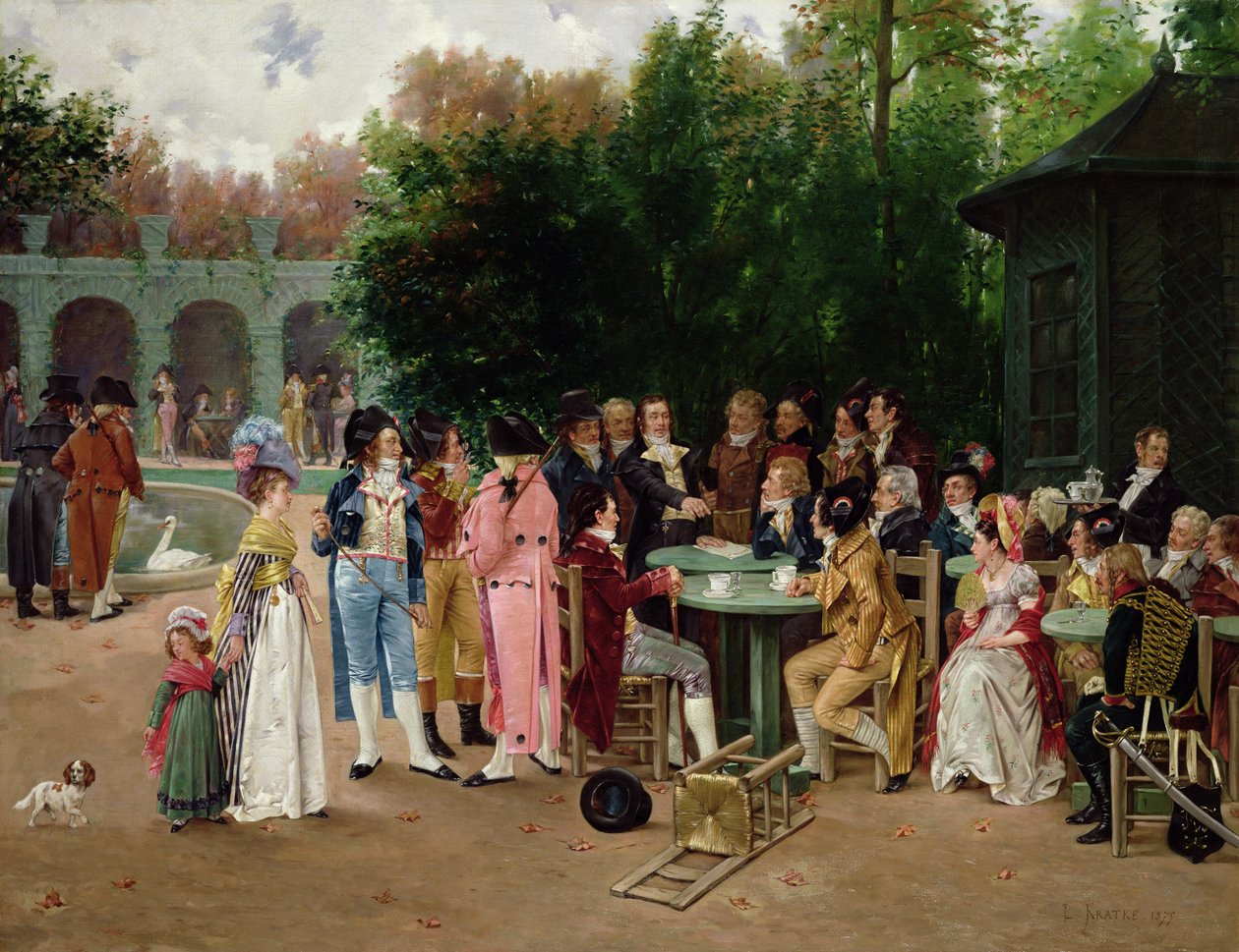 Un pubblico attento da Charles Louis Kratke