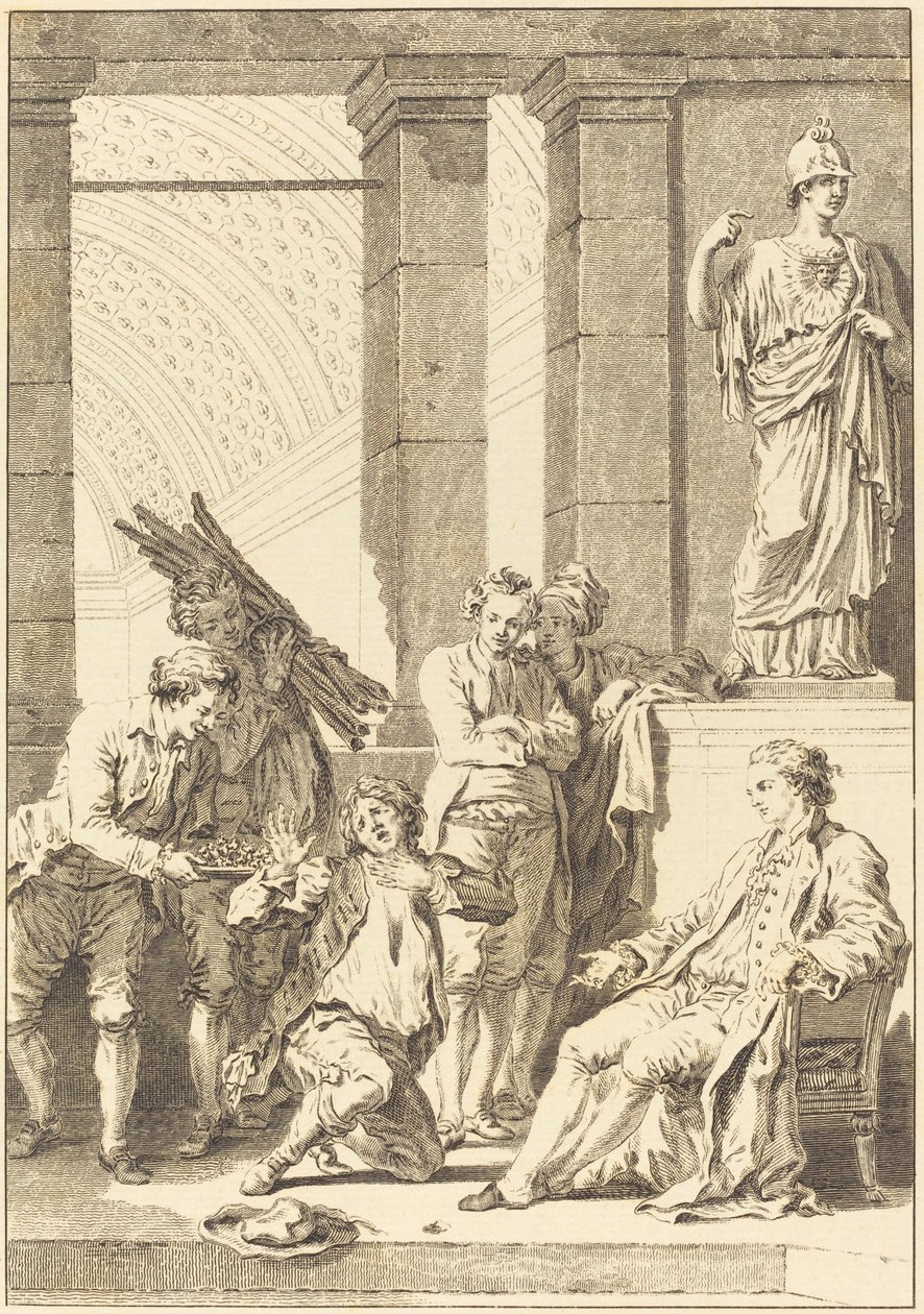 Il contadino da Charles Louis Lingée after Jean Honoré Fragonard