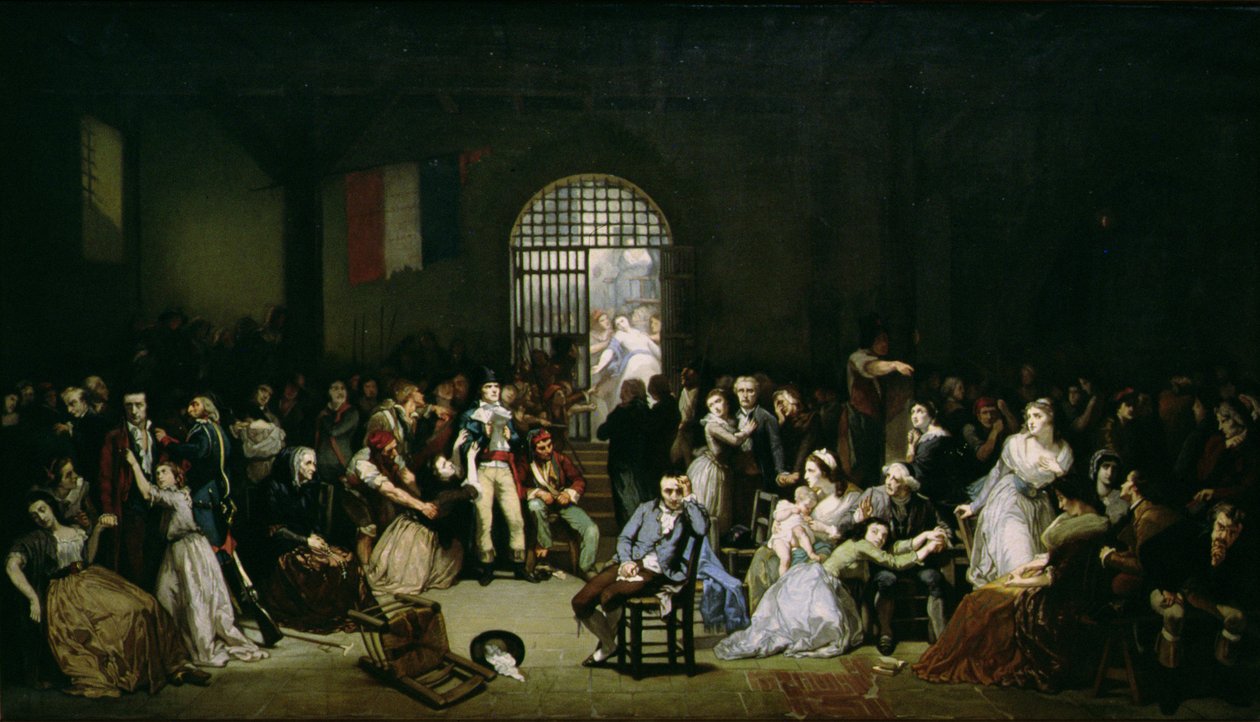 La chiamata per le ultime vittime del Terrore, 7-9 Termidoro, Anno 2 (25-27 luglio 1794), dopo il 1850 da Charles Louis Lucien Muller