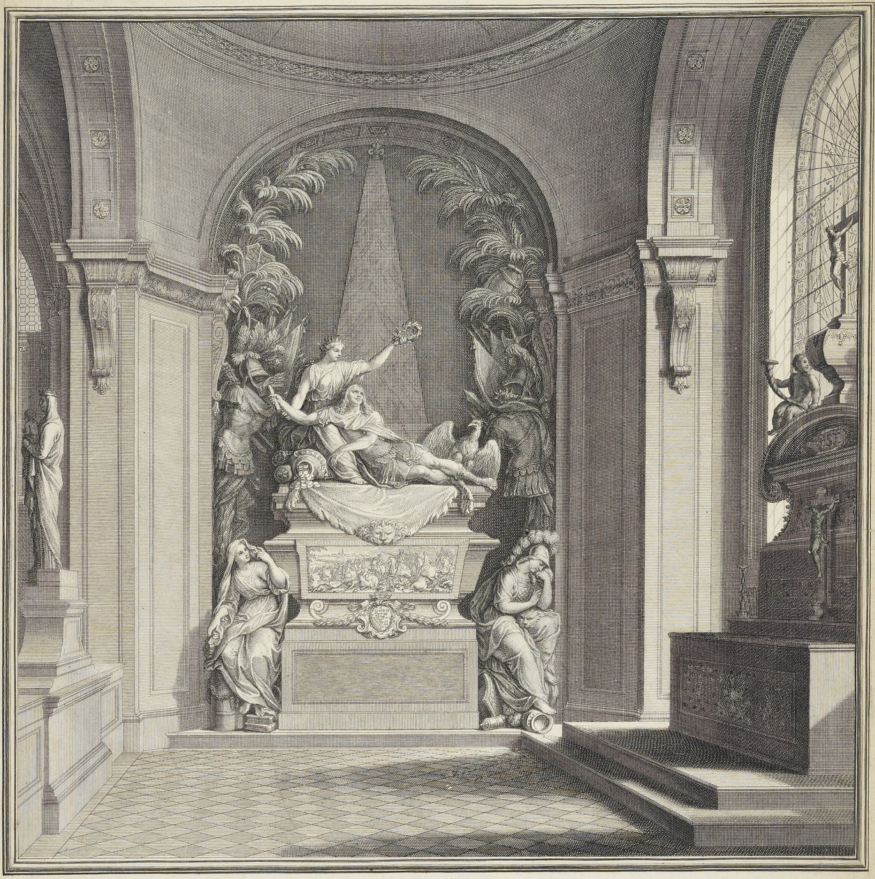 Tomba di Turenne da Charles Louis Simonneau