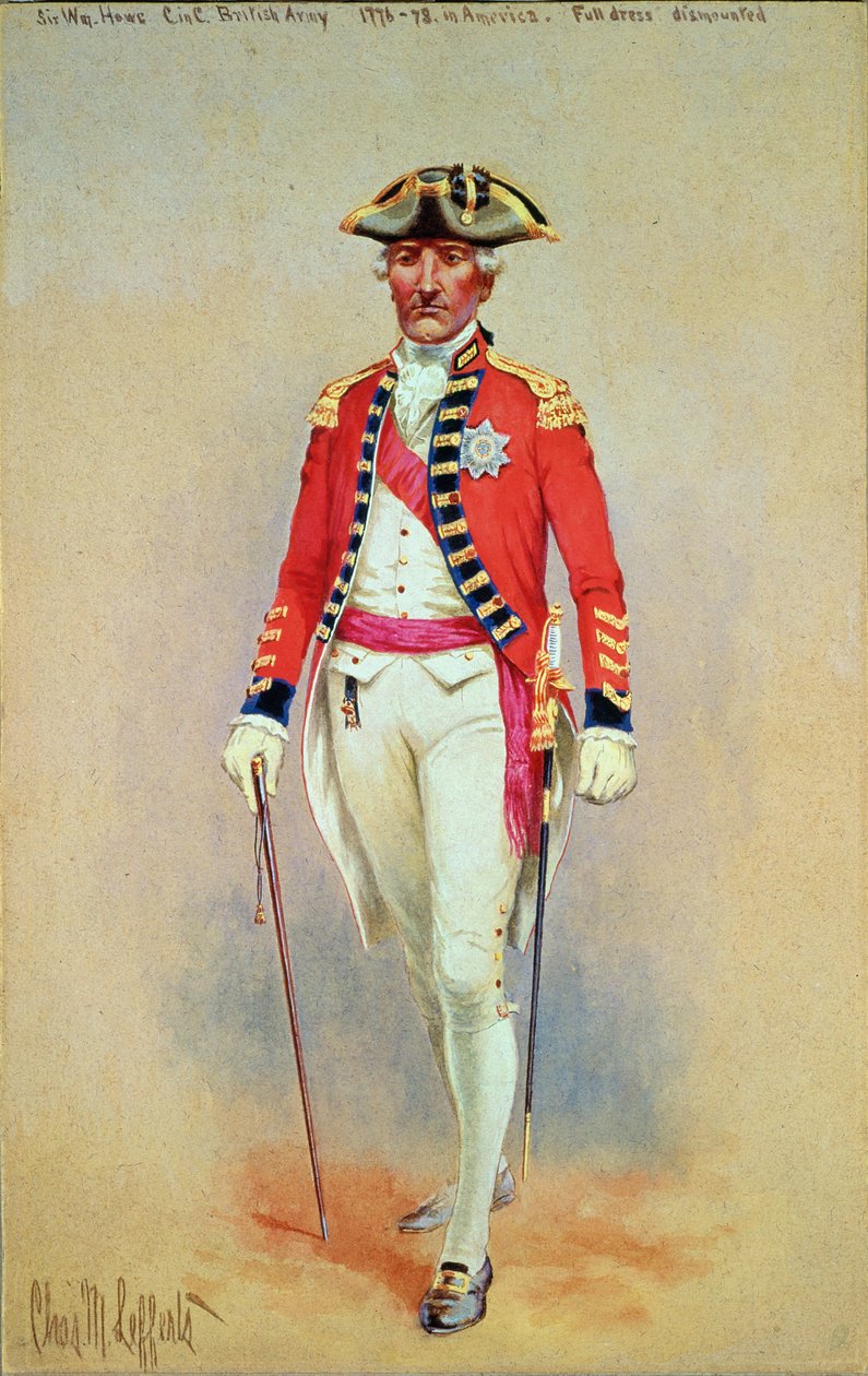 Sir William Howe, comandante in capo dell