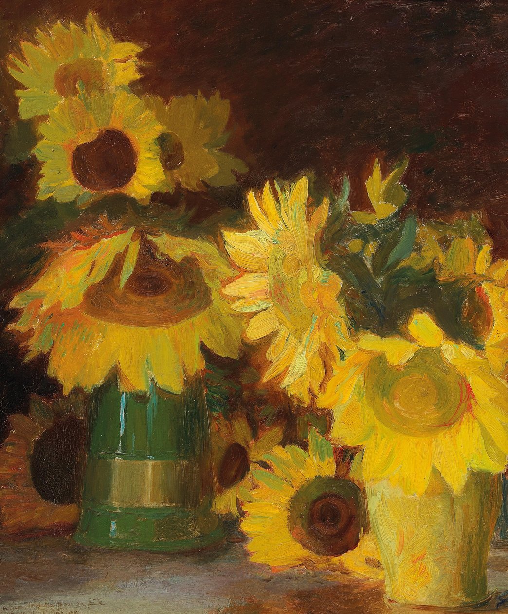 Francese:  Girasoli di Tournesols da Charles Marie Dulac
