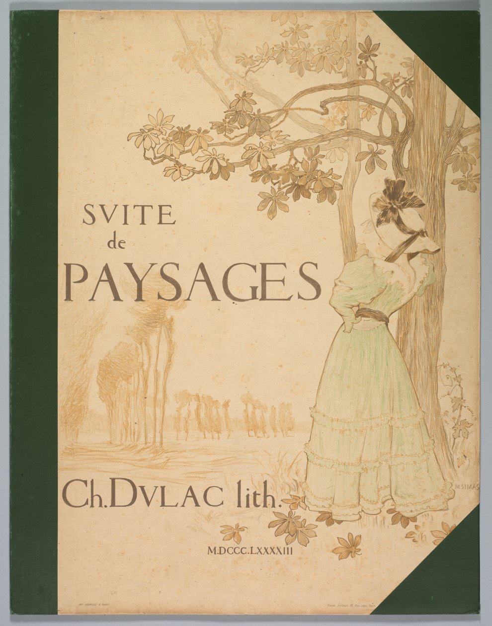 Serie di paesaggi da Charles Marie Dulac