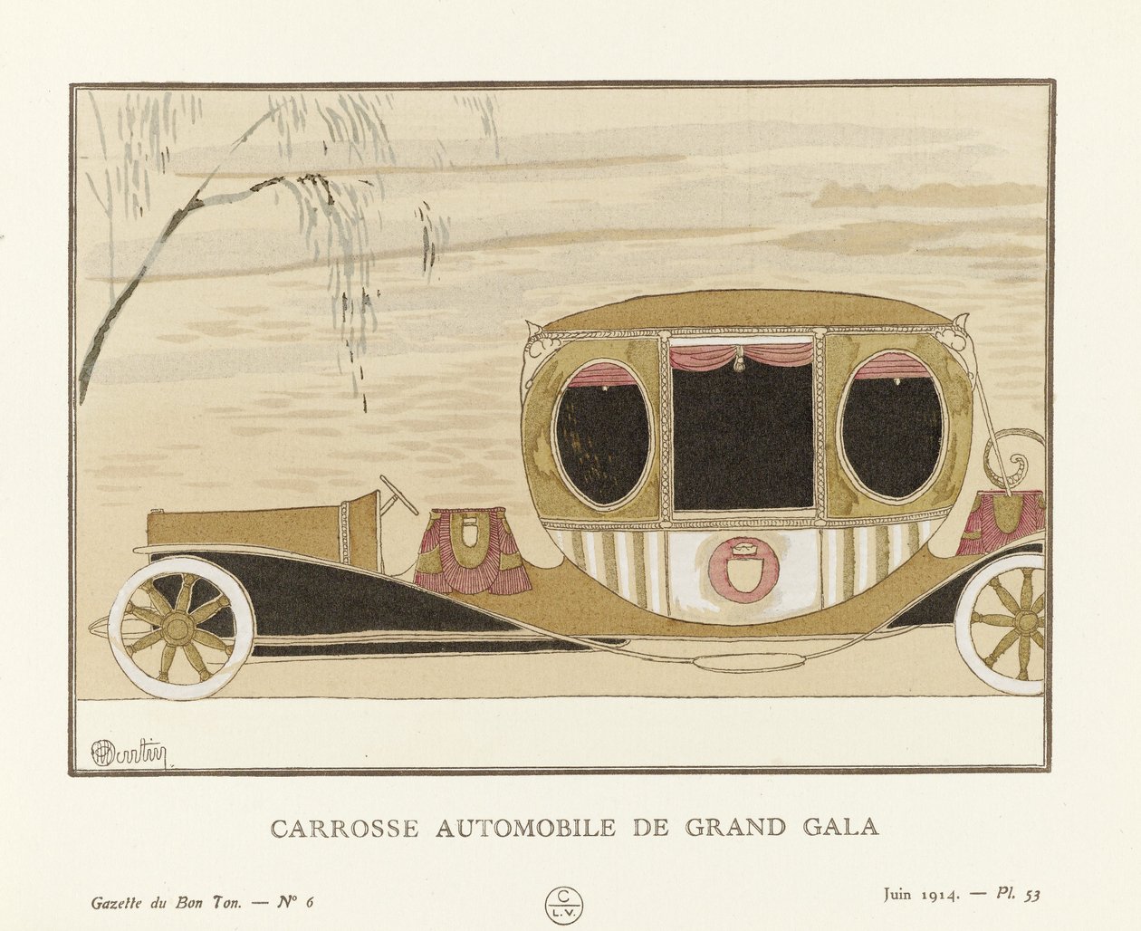 Carrosse Automobile de Grand Gala, pub. 1914 da Charles Martin