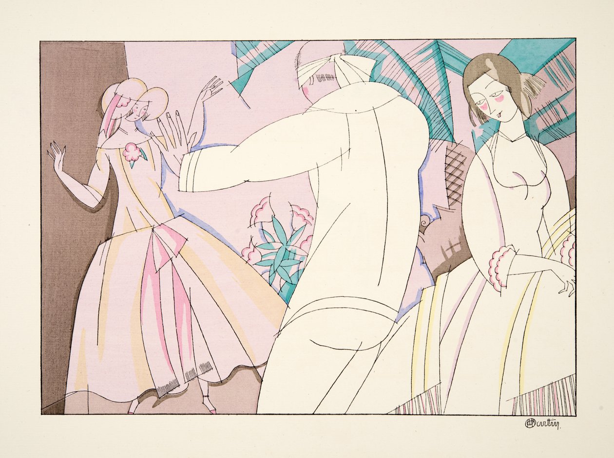 Colin Maillard, da Sports & Divertissements, pub. 1914 da Charles Martin