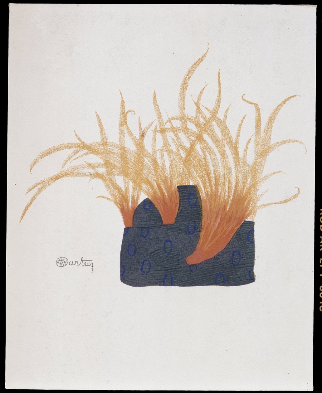 Cappello piumato - "La Mode en 1912" di Marcelle Demay, illustrazione di Charles Martin da Charles Martin