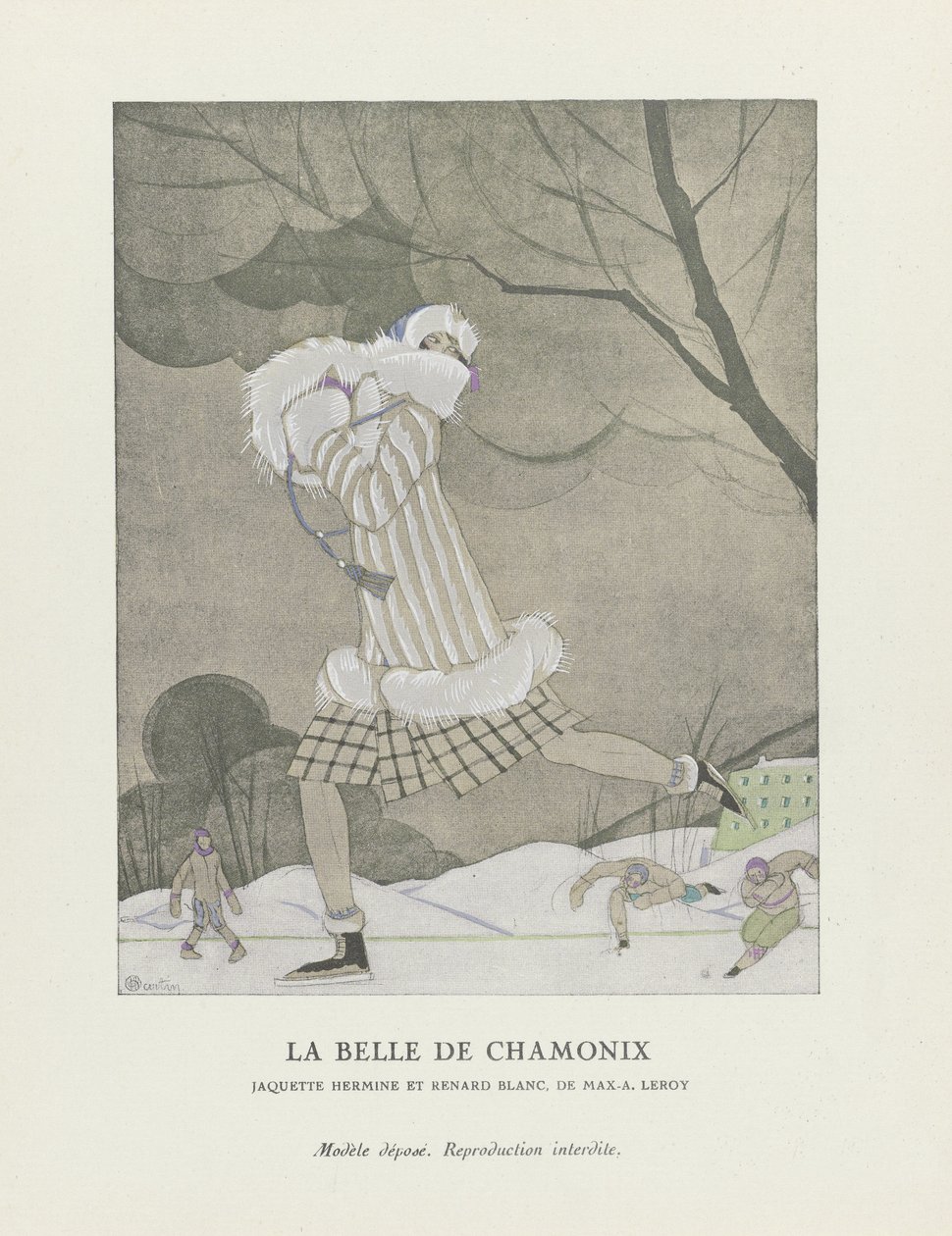 La Belle de Chamonix, pub. 1924 da Charles Martin