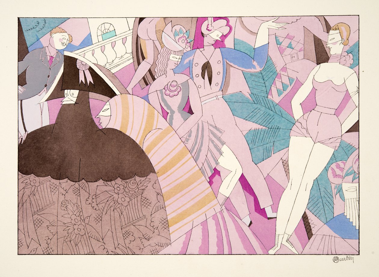 Le Carnaval, da Sports & Divertissements, pub. 1914 da Charles Martin