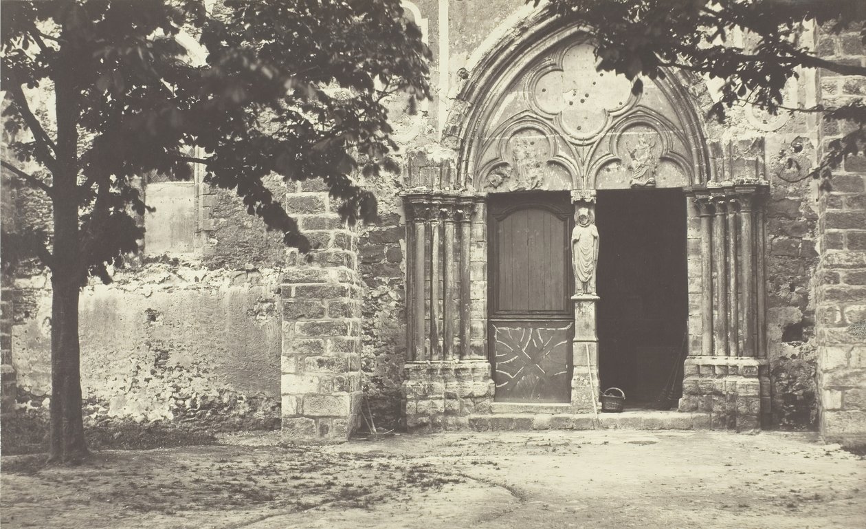 Chiesa di Villeneuve le Comte, Seine-et-Marne, 1862 da Charles Marville