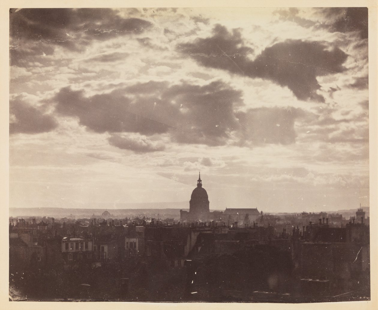 [Studio delle nuvole sopra Parigi] da Charles Marville