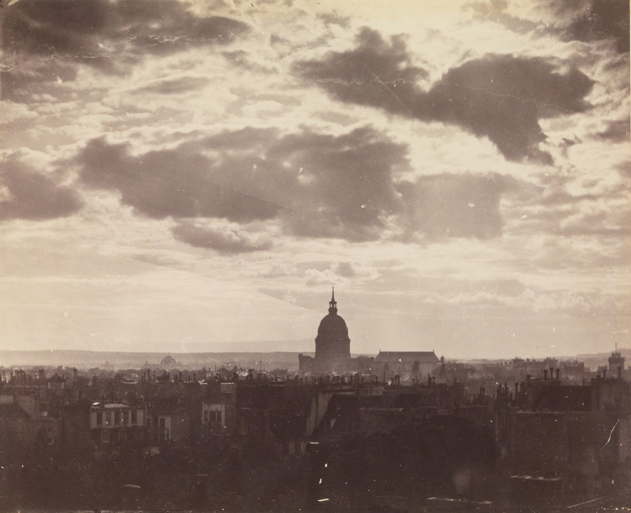 Studio delle nuvole su Parigi da Charles Marville