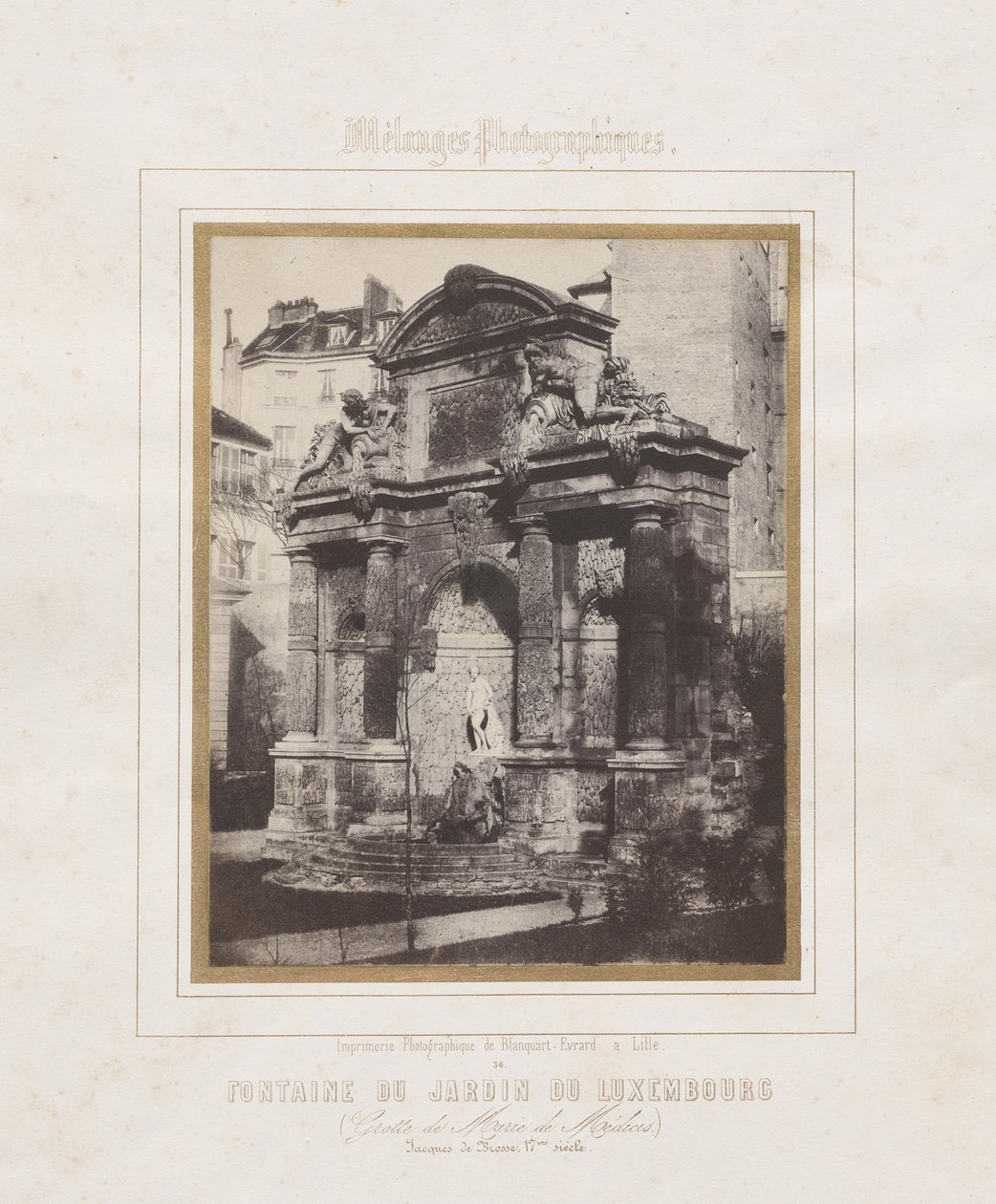 Fontana del Giardino del Lussemburgo (grotta di Maria de