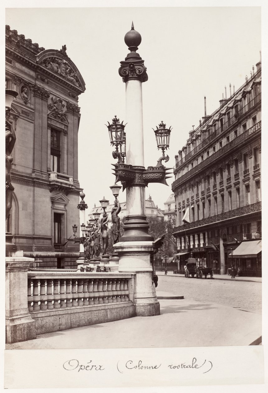 Opéra (Colonna Rostral) da Charles Marville