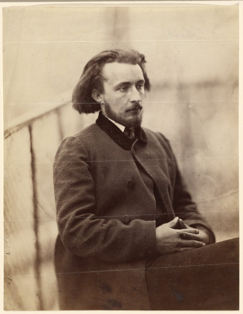 Ritratto di Charles Delahaye da Charles Marville