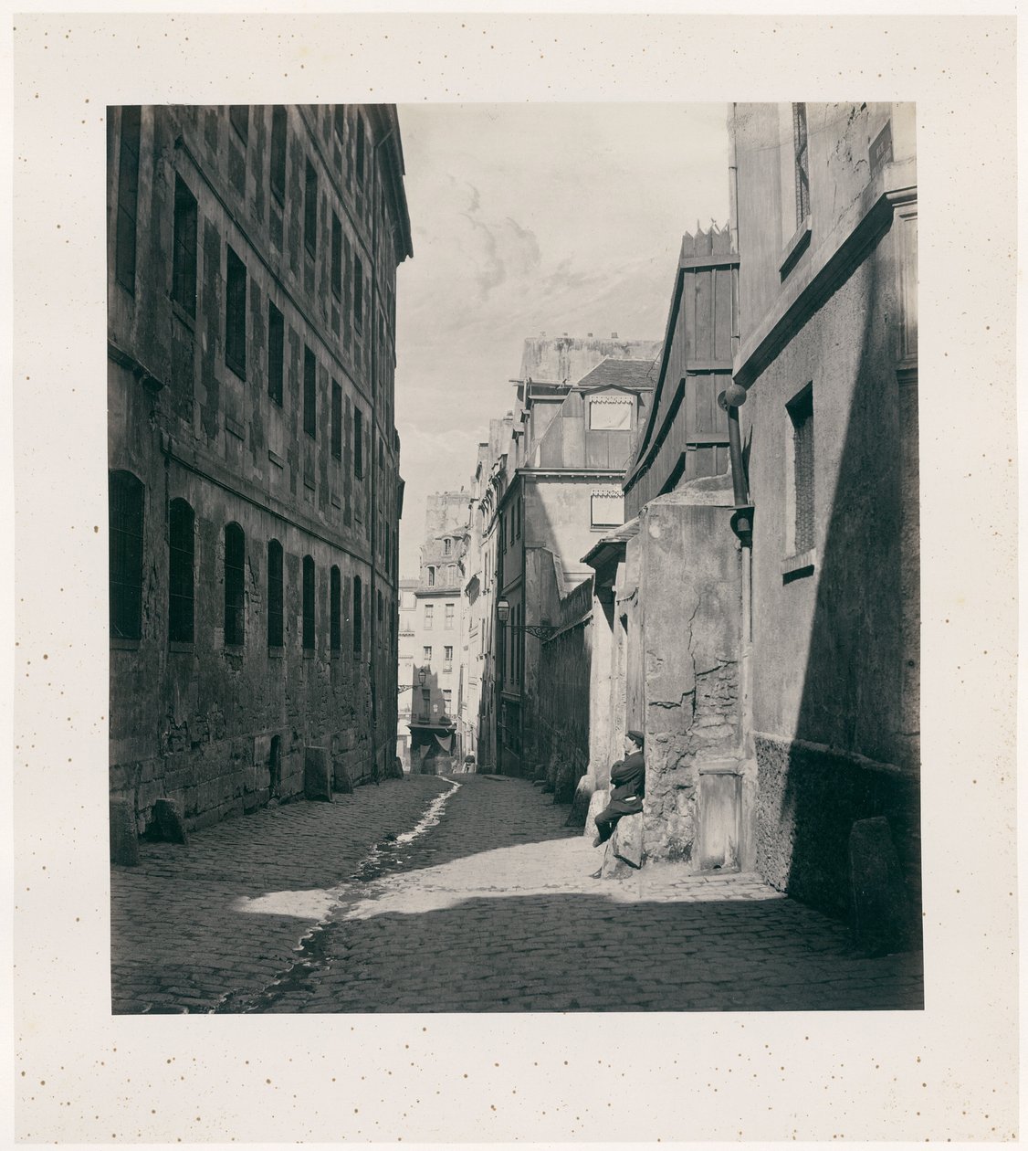 Rue Chartière (impasse Chartière) da rue de Reims da Charles Marville