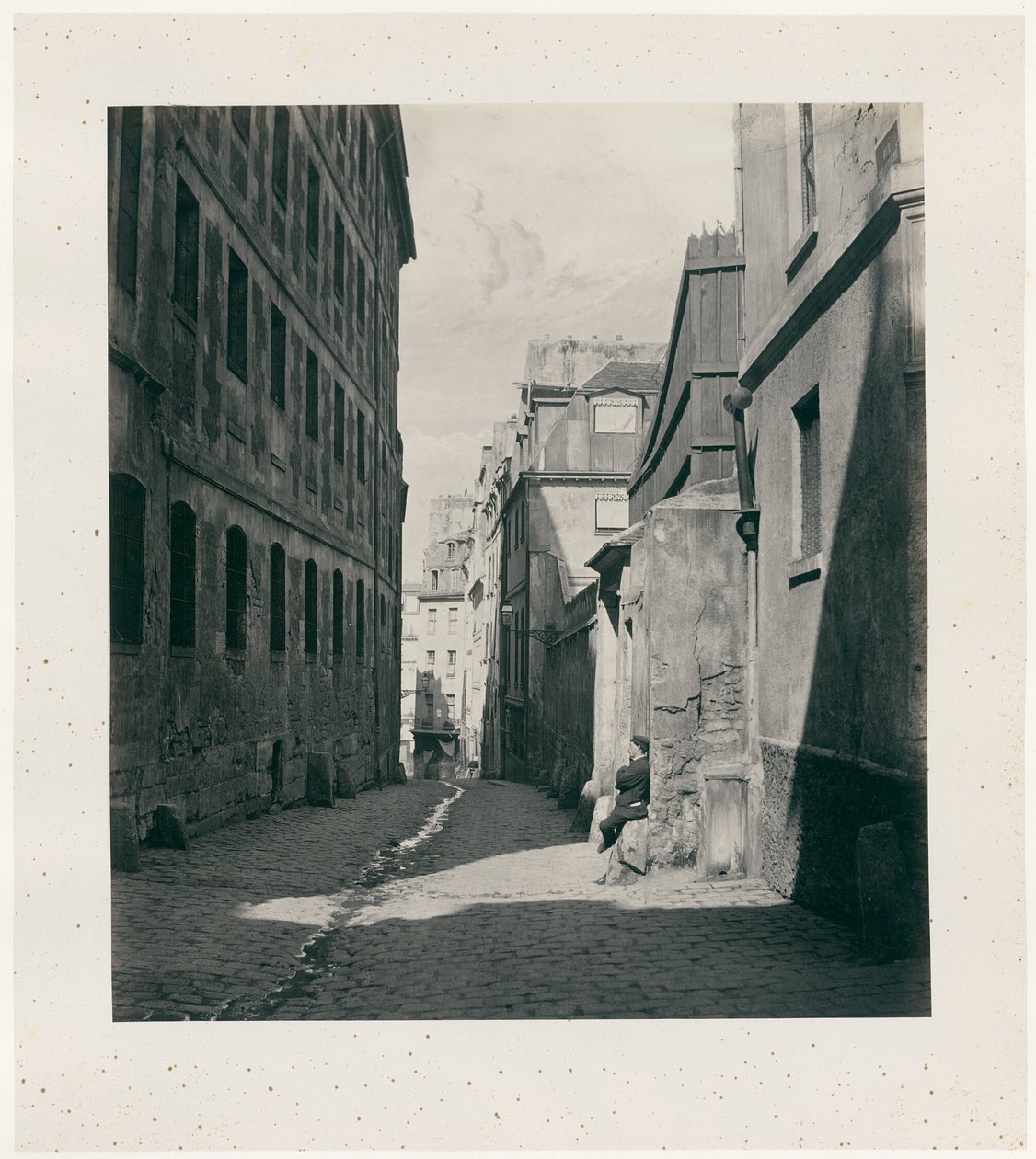 Rue Chartière (impasse Chartière) da rue de Reims da Charles Marville