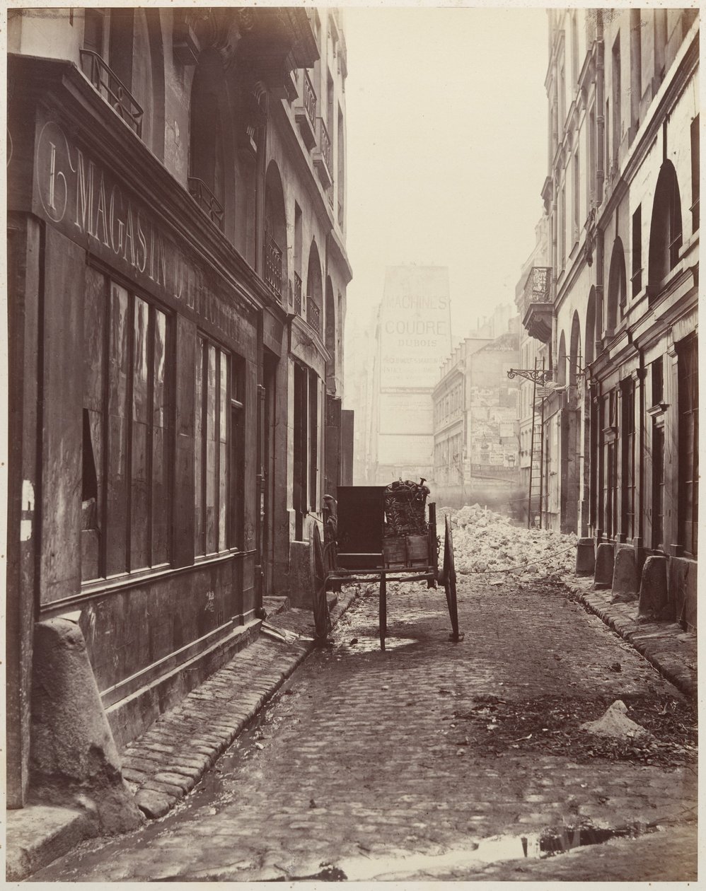 Rue Estienne, dalla Rue Boucher da Charles Marville