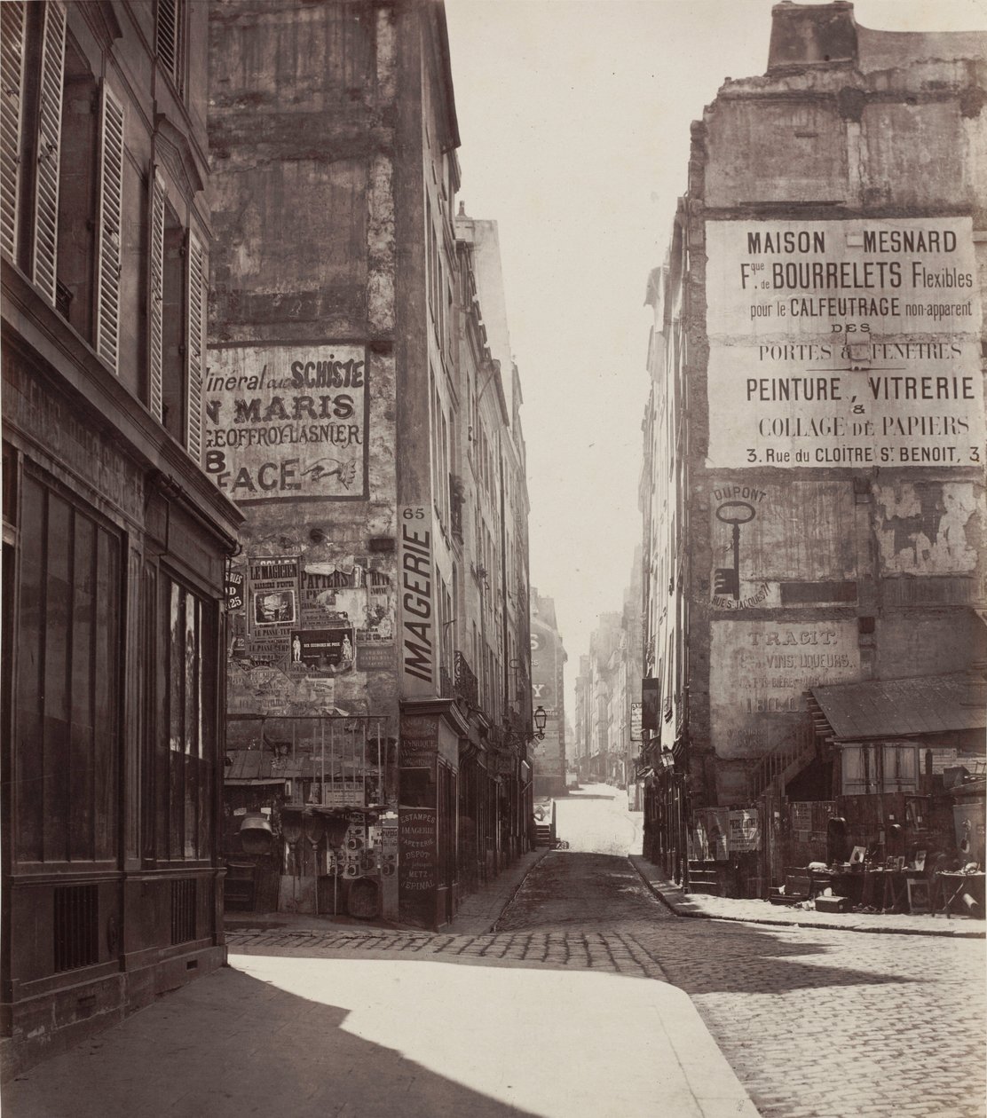 Rue Saint-Jacques, 1864-prima del febbraio 1867 (foto) da Charles Marville