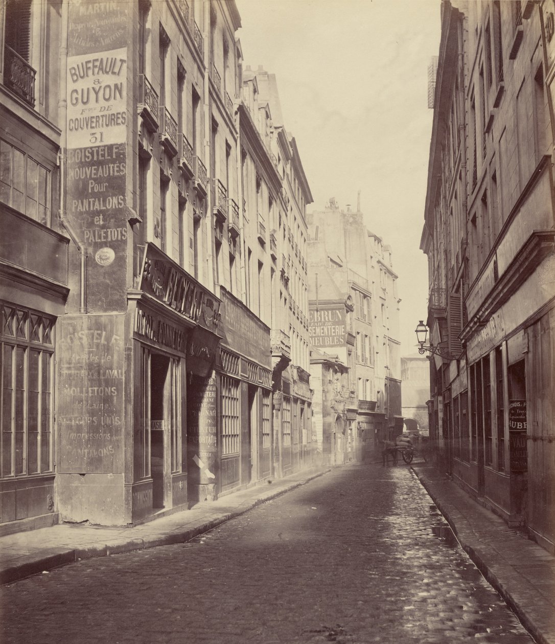 Rue des Bourdonnais da Rue de Rivoli da Charles Marville