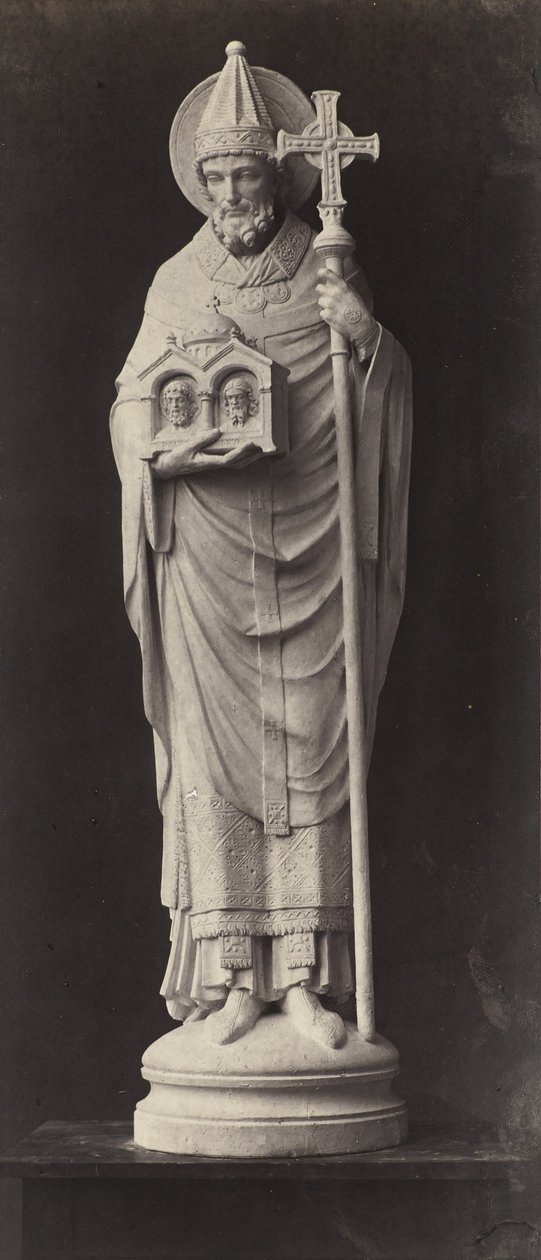 Statua dal Louvre da Charles Marville