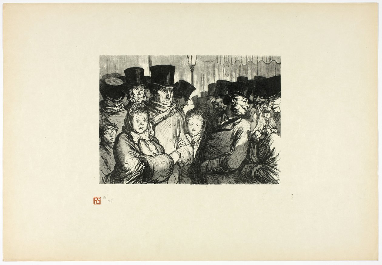 Boulevard du Temple a mezzanotte, da Tirage Unique de Trente-Six Bois da Charles Maurand