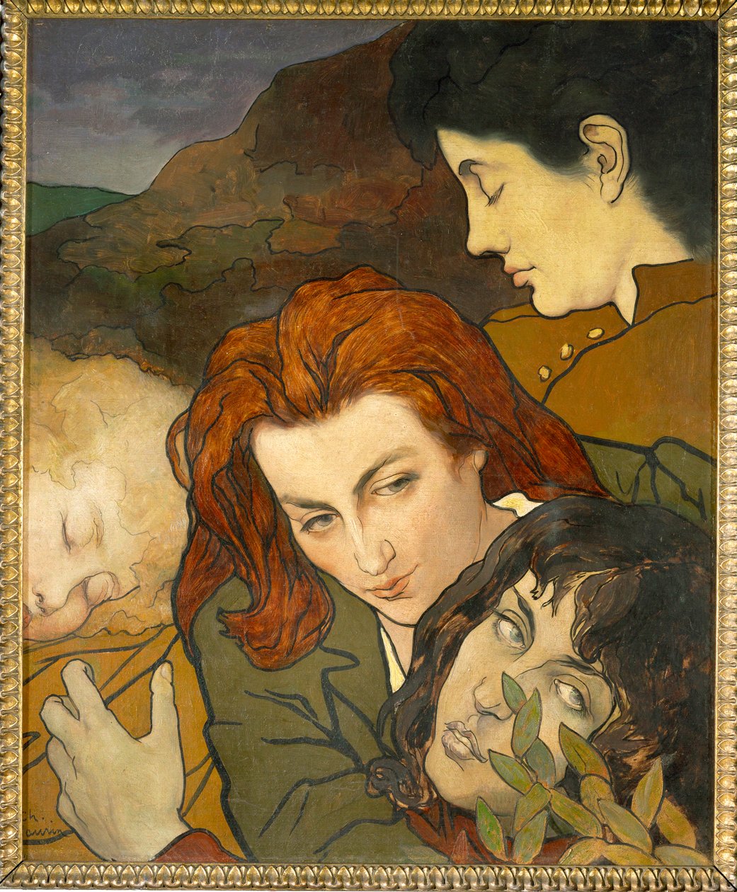 Composition allegorique, 1892 circa (dipinto su tela) da Charles Maurin