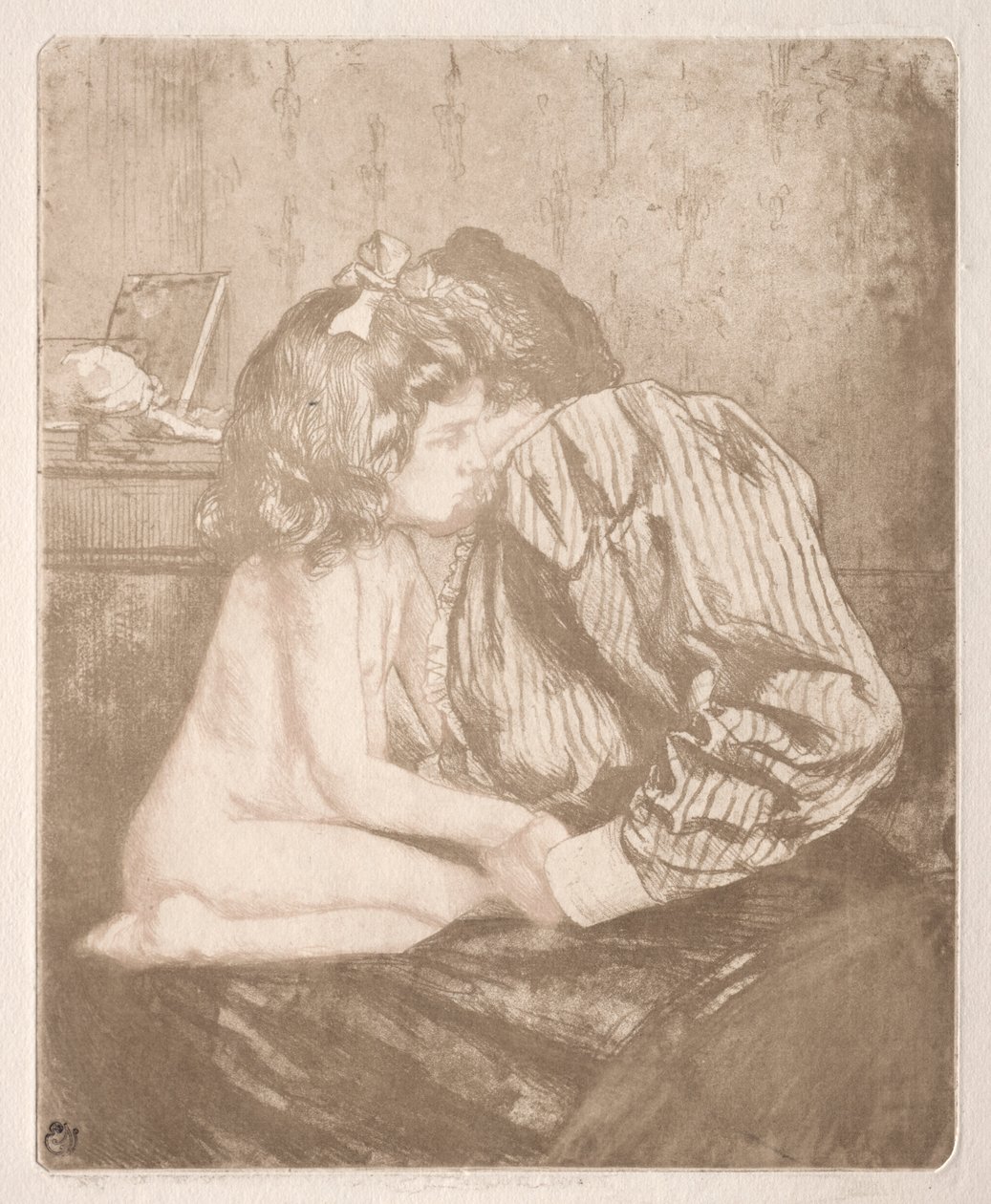 Confidenze, da Una Nuova Educazione Sentimentale, 1901 da Charles Maurin