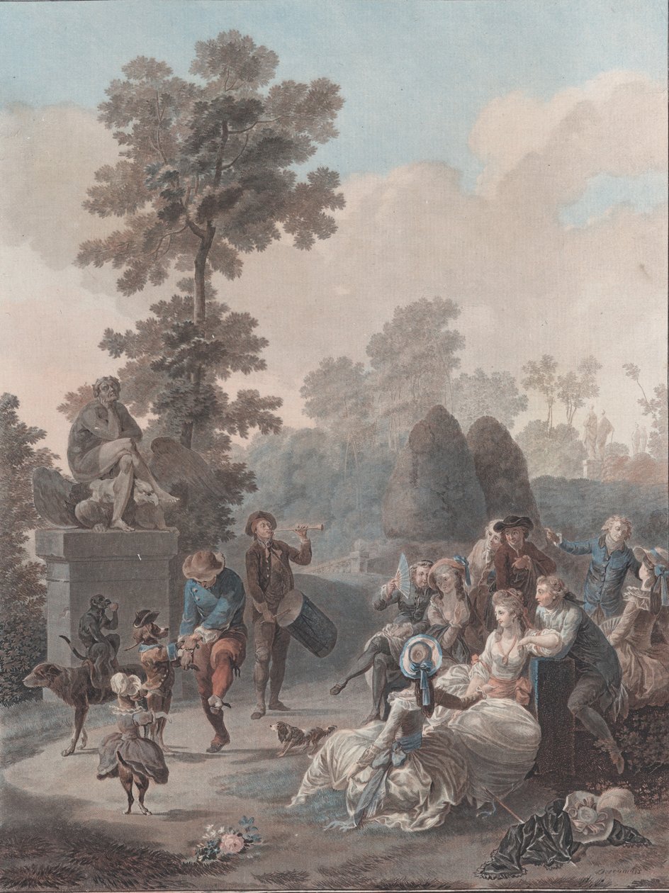 Le Tambourin, 1788-94 da Charles Melchior Descourtis