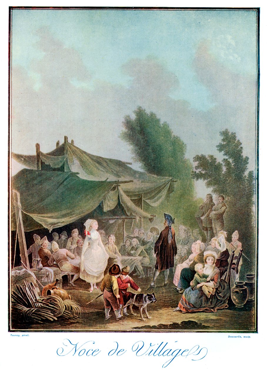 Noce de Village da Charles Melchior Descourtis