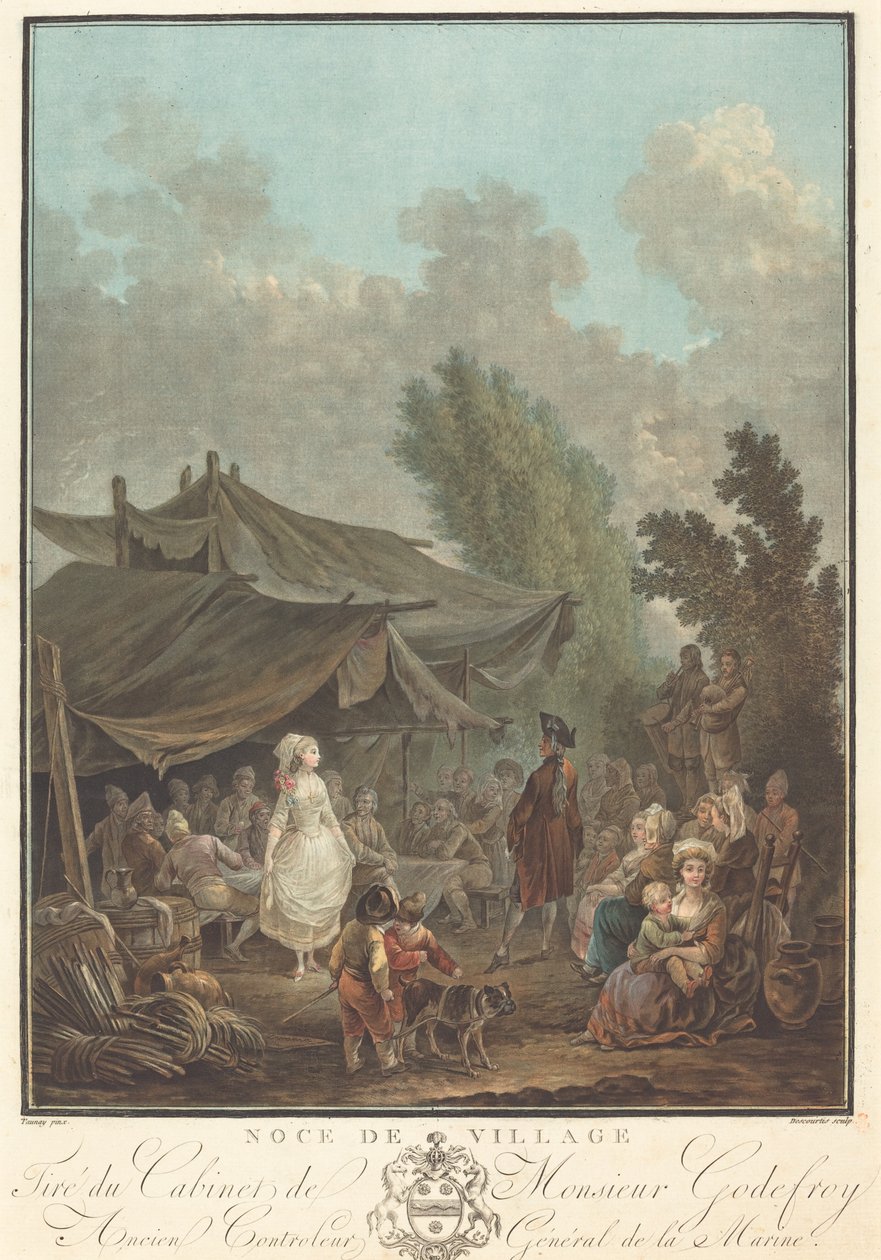 Noce de Village da Charles Melchior Descourtis