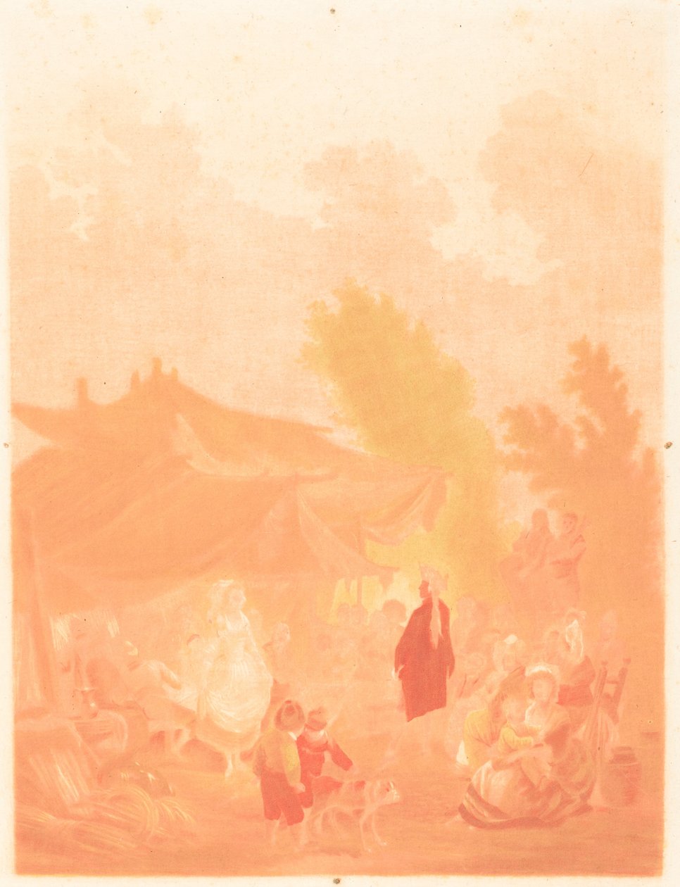 Nozze di villaggio, 1785 da Charles Melchior Descourtis