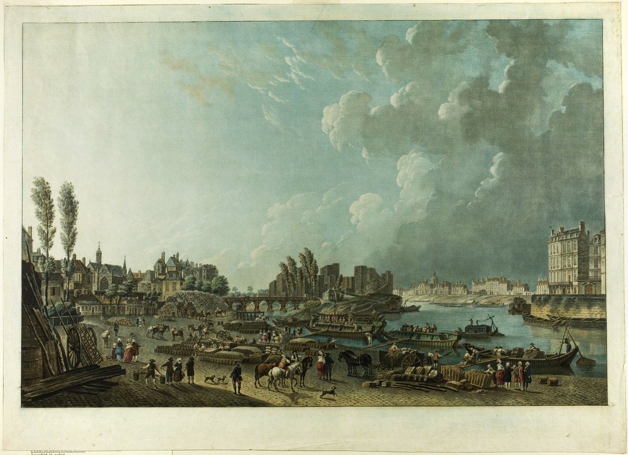 Port de St. Paul, Parigi da Charles Melchior Descourtis