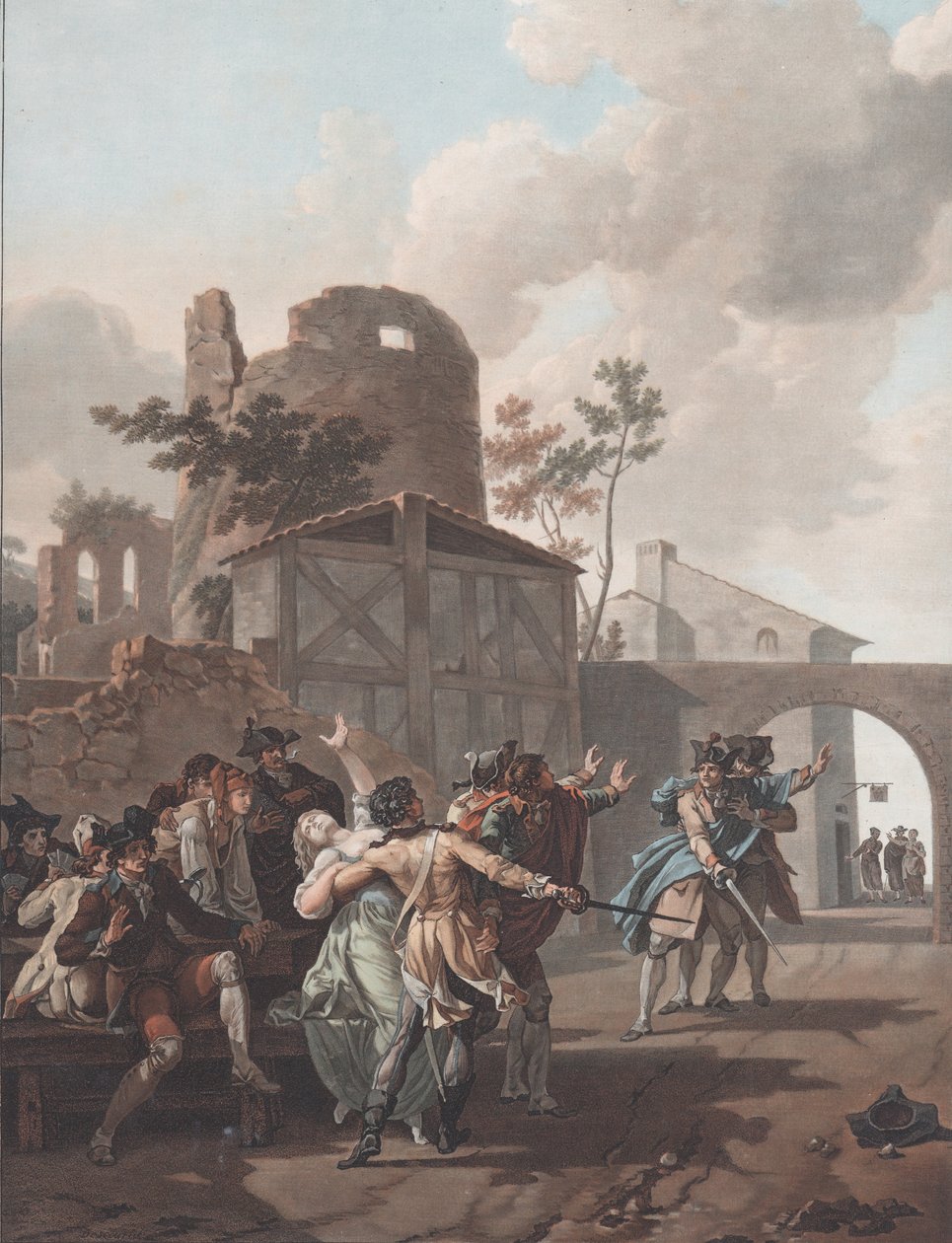 La Rissa da Charles Melchior Descourtis